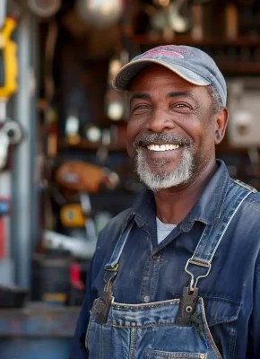 Über uns: Lächelnde Schlosser bei Tresoröffnung Krefeld und Autoöffnung Krefeld strahlen