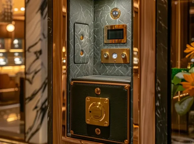 Ein massiver Safe, der auf die professionelle Tresoröffnung Krefeld wartet.